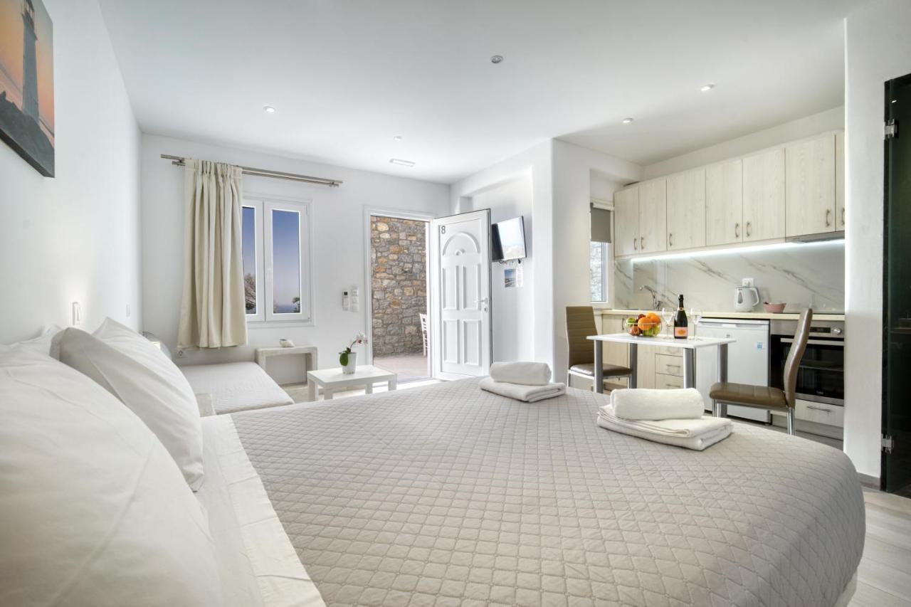 Mykonos Town Anius Apartments מראה חיצוני תמונה